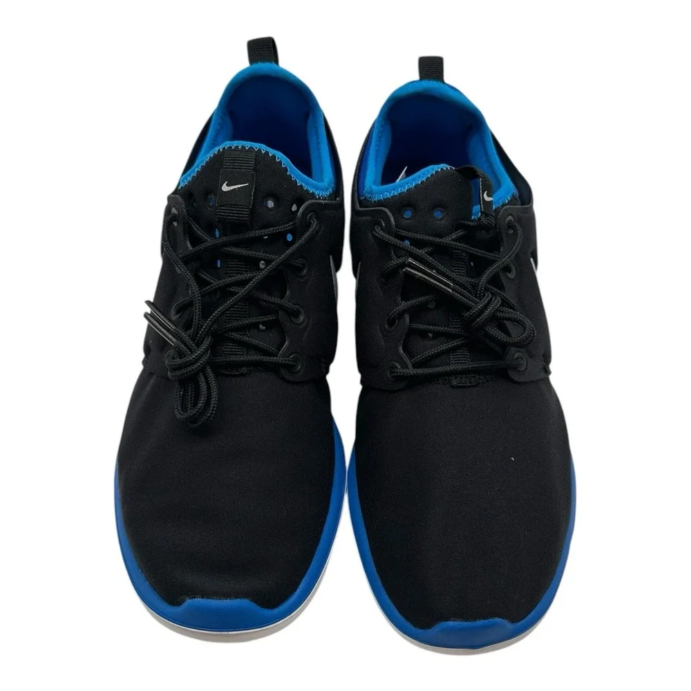 Nike Roshe Two GS‎ Running Shoes Size Youth 6.5 Womens 8 Black Blue Sneakers